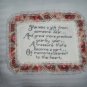 hand embroidered decorative throw bed pillow handcrafted she was a gift