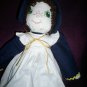 prairie doll brown hair green eyes 21 inches tall handcrafted