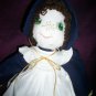 prairie doll brown hair green eyes 21 inches tall handcrafted