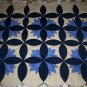 lap quilt less than traditional blue water lily 52 by 44 inches handmade
