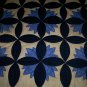 lap quilt less than traditional blue water lily 52 by 44 inches handmade