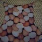 handmade circle quilt eggs in a wire basket 61 x 47 less than traditional