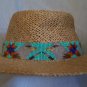 glass seed bead eagle hat band handmade 26 inches by 1 inch