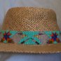 glass seed bead eagle hat band handmade 26 inches by 1 inch