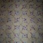 handmade circle lap baby throw quilt 50 inches by 50 inches buttons and pins fabric