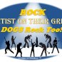 Rock Artist On Their Grind Doggie WHITE Ribbed Tank Top Pet Shirt