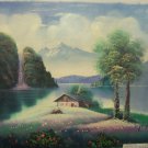 Original Oil Painting on Canvas by Tom Herr "Cottage Spring Collection"