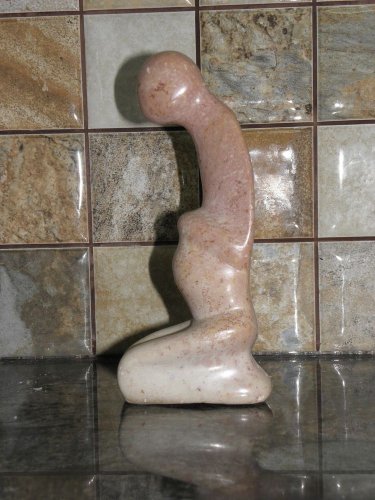 Modern Art Marble Stone Hand Carved Woman Decorative Collectible