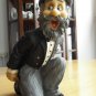 Abraman Signed Hand Made Clay Pottery Resin Heavy Figurine Collectible Rare
