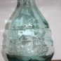 Vintage Very Interesting Shape Old Bottle with a Pear on the Side - light green