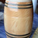 Vintage Russian Porcelain / Pottery Honey Jar Barrel Shaped 1964 Excellent LFZ