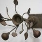 Vintage Old Mottahedeh Solid Brass Tree Candle Holder Rarest Candlestick Decor