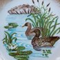 Amazing Vintage Hand Painted Soviet USSR Big Plate Tray 12" Ukraine Budi RARE
