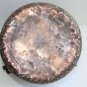 Gorgeous Antique 19th Islamic Copper Hammered Bowl Wrought Handles Collectible