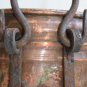 Gorgeous Antique 19th Islamic Copper Hammered Bowl Wrought Handles Collectible