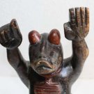 Antique Hand Carved Wooden Rat Figurine Statue Sculpture Old Rare Gorgeous 13"