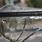VINTAGE GERMAN GLOBUS KEROSENE OIL RAILROAD LANTERN LAMP 17" RUSTIC # 107