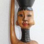 Wood Hand Carved Nude Tribal Female Erotic Figurine Gorgeous Wooden Art 21" RARE