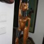 Wood Hand Carved Nude Tribal Female Erotic Figurine Gorgeous Wooden Art 21" RARE