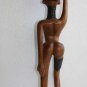 Wood Hand Carved Nude Tribal Female Erotic Figurine Gorgeous Wooden Art 21" RARE