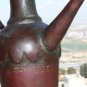 Large and Heavy Gorgeous Antique 19th Islamic Persian 12" Copper Water Jug Pot !