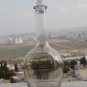 Soviet USSR Vintage Decanter Carafe Liqueur Wine Collectible Rare 50's 12" Gold