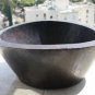 Antique Primitive Huge Hand Carved Wooden Bowl Decorative c.1890 Collectible 20"