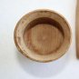 Old Vintage Russian Wood Mortar and Pestle Folk Art Country Home Bar Decoration