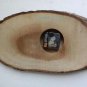 Vintage marvelous BULGARIA NESSEBAR natural wood wall clock Working Rare 17"