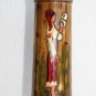 Wooden Beer Stein Hand Carved and Painted Decorative Romanian Wood Folk Art 9"
