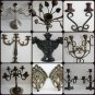 Candlestick Candle Holder Candelabra Bronze Brass Silver Vintage Antique Rare