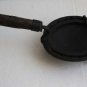 Old Custom Made Iron Ashtray Burner HorseShoe Wood Handle Rustic Primitive Rare