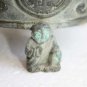 Antique Chinese Bronze Ashtray Pot Jar Burner Marked Gorgeous Collectible Rare