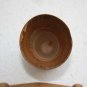 Old Vintage Handmade in Romania Mortar and Pestle Solid Wood Collectible