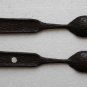 Pair of Antique Jerusalem Bronze Spoon Wall Hanging Large and Heavy Holy Land IL