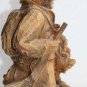 Vintage Glass Bottle with Papier Mache ? Hunter Rare Collectible Home Decoration