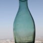 Rare Vintage Collectible Perrier Light Green Glass Bottle France Stamped w/ Star