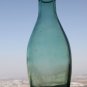 Rare Vintage Collectible Perrier Light Green Glass Bottle France Stamped w/ Star