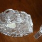 Vintage Echt Bleikristall Gepresst W Germany Crystal Parfume Bottle w/ Stopper