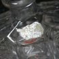 Vintage Echt Bleikristall Gepresst W Germany Crystal Parfume Bottle w/ Stopper
