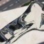 Vtg Venini Tronchi Murano Hand Blown Glass Chandelier Sconce Triangle Prism 13"