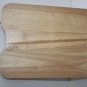 Vintage Chopping Cutting Board Butcher Block with Metal Handle 38x28cm