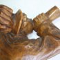 Csorvássy István Drunk Man Wooden Figurine Museum Quality Signed XXL Rarest 20"