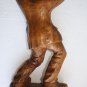 Csorvássy István Drunk Man Wooden Figurine Museum Quality Signed XXL Rarest 20"