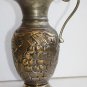 Old Vintage Islamic Brass Vase Pitcher with Grape Collector Home Bar Decoration