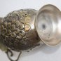 Old Vintage Islamic Brass Vase Pitcher with Grape Collector Home Bar Decoration