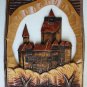 Wooden Plaque Hand Carved Romania Brah Wall Hanging Collectible Home Decor 19"
