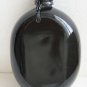 Vintage 90 USSR Big Black Military Aluminium Flask Hand Painted Zhostovo Viborg1