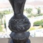 Antique Hand Crafted Wooden Vase Candlestick Candle Holder Home Bar Decoration