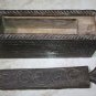 Antique India Rosewood Lidded Spice Box Samruddhi Keralan Museum Quality 1890's